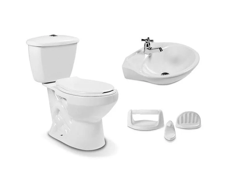 COMBO SANITARIO ANDINO ROMA BLANCO