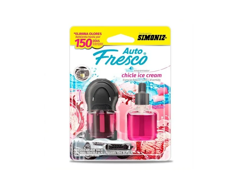 SIMONIZ NUEVO CAR AIRTECH CHICLE ICE CR 10ML+RPTO 208902