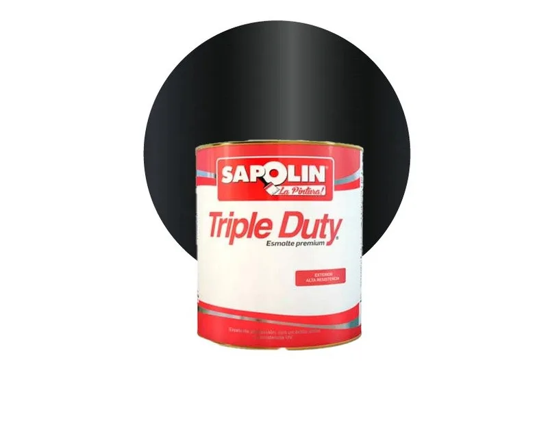 ESMALTE TRIPLE DUTY NEGRO BRILLANTE 1/4 INVESA 34003E56